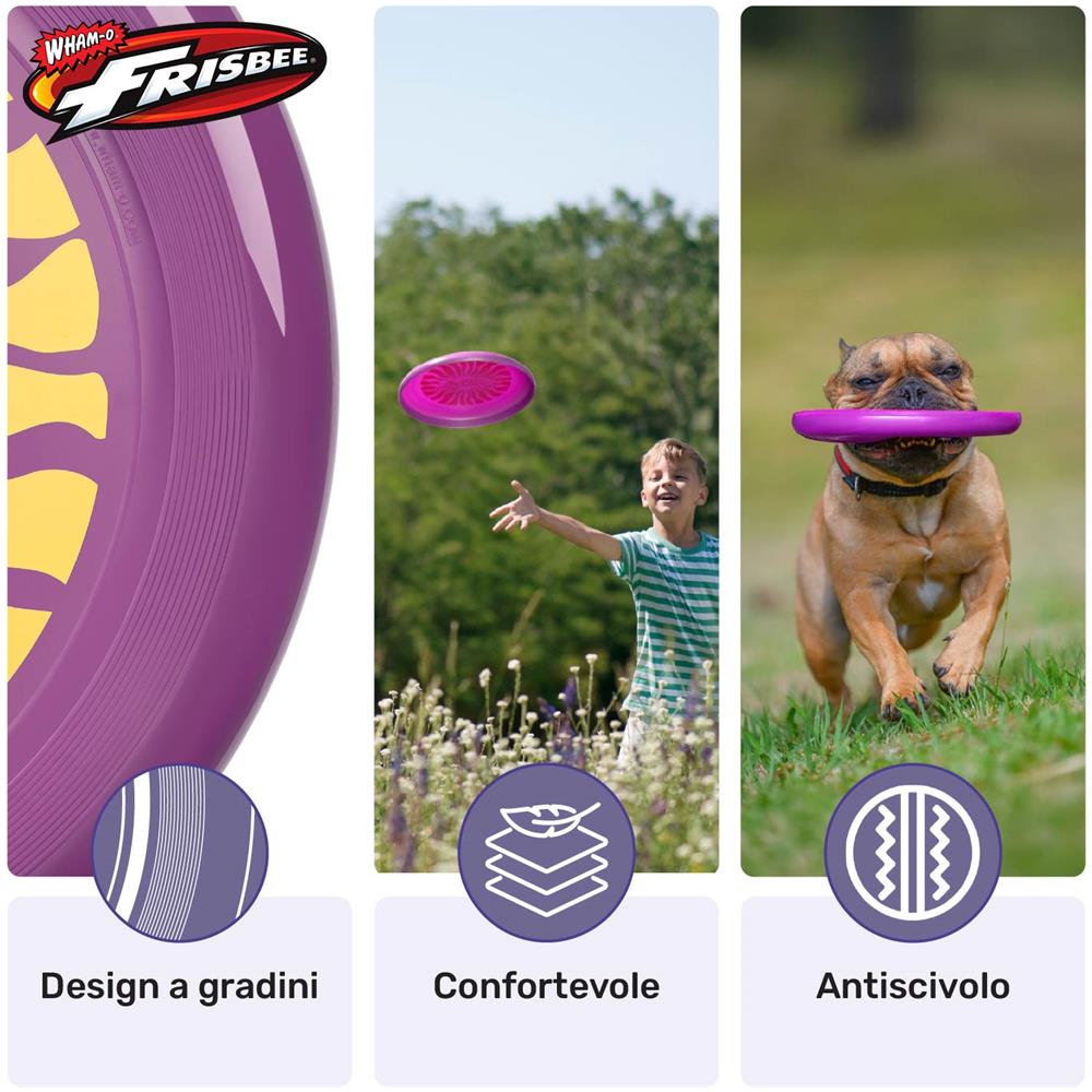 Frisbee Disco Volante, 25.27cm per Bambini dai 5+ anni - 130g - Foto 2