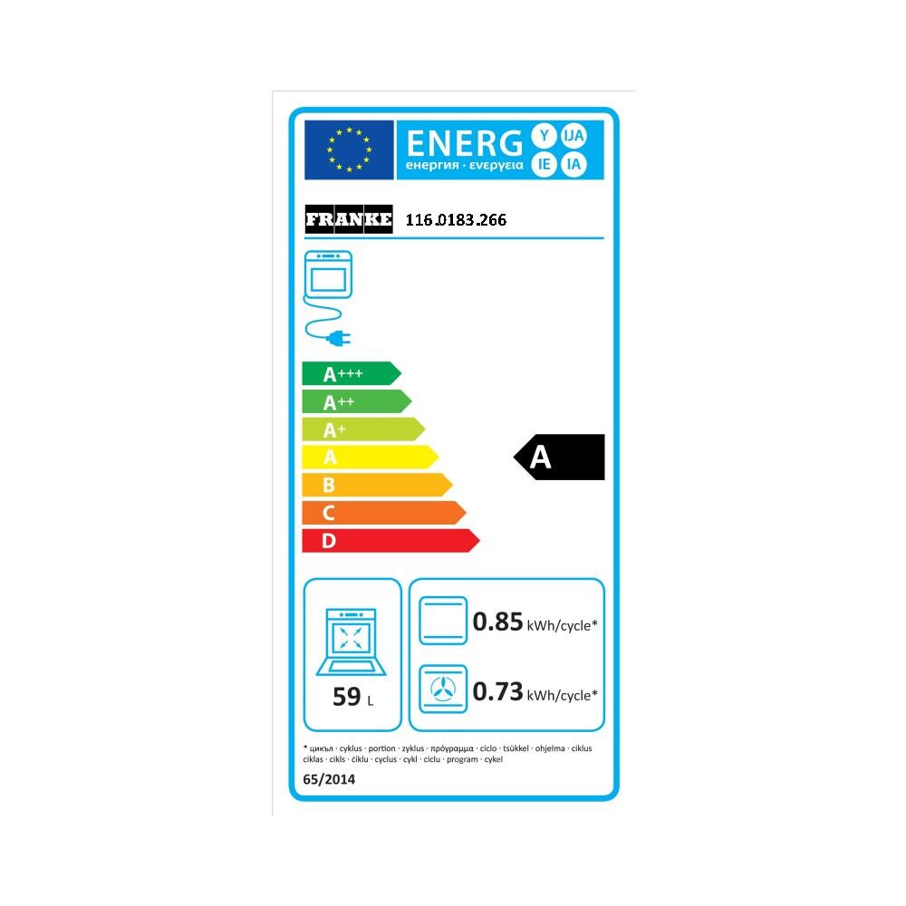 FRANKE - Forno Elettrico da Incasso Country CM65MOA Capacità 59 L  Multifunzione Ventilato Colore Avena - ePRICE