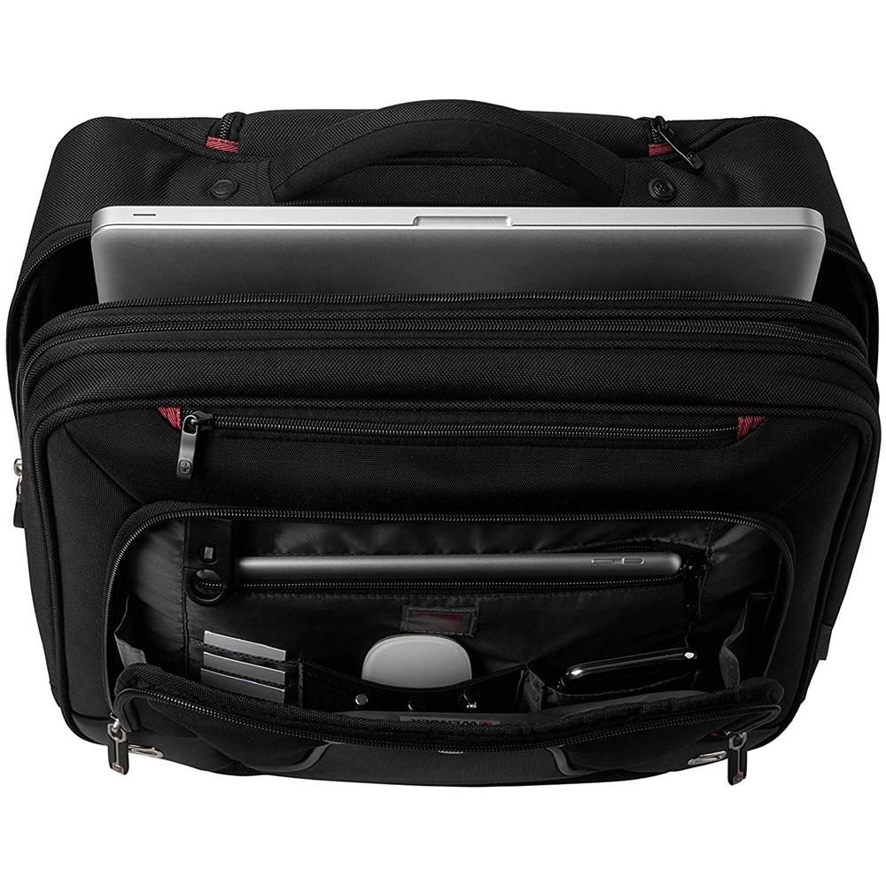 Trolley per il Trasporto del Computer Portatile fino a 16" Colore Nero - Foto 5