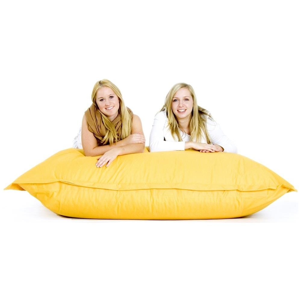 Poltrona Sacco Impermeabile In Poliestere Gialla 180x230cm - Foto 2