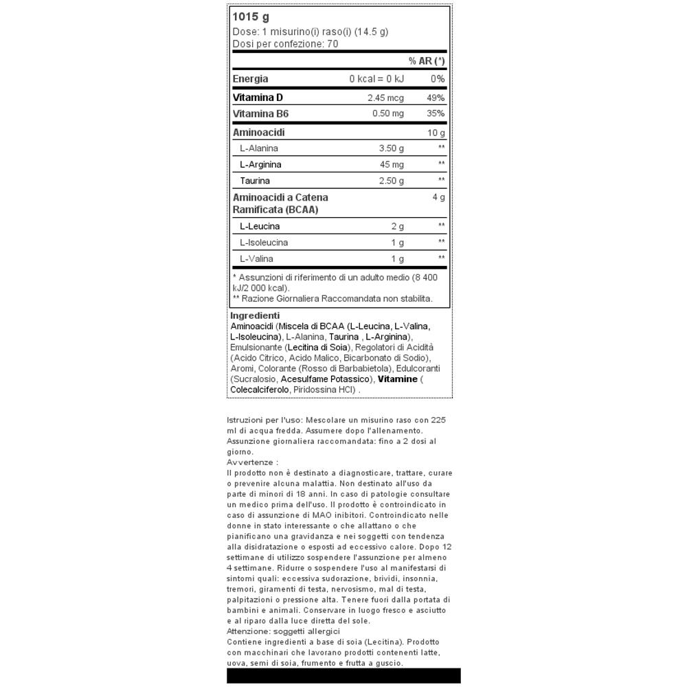 Aminox 70 Servings - - Amino Acids - Anguria - Foto 2