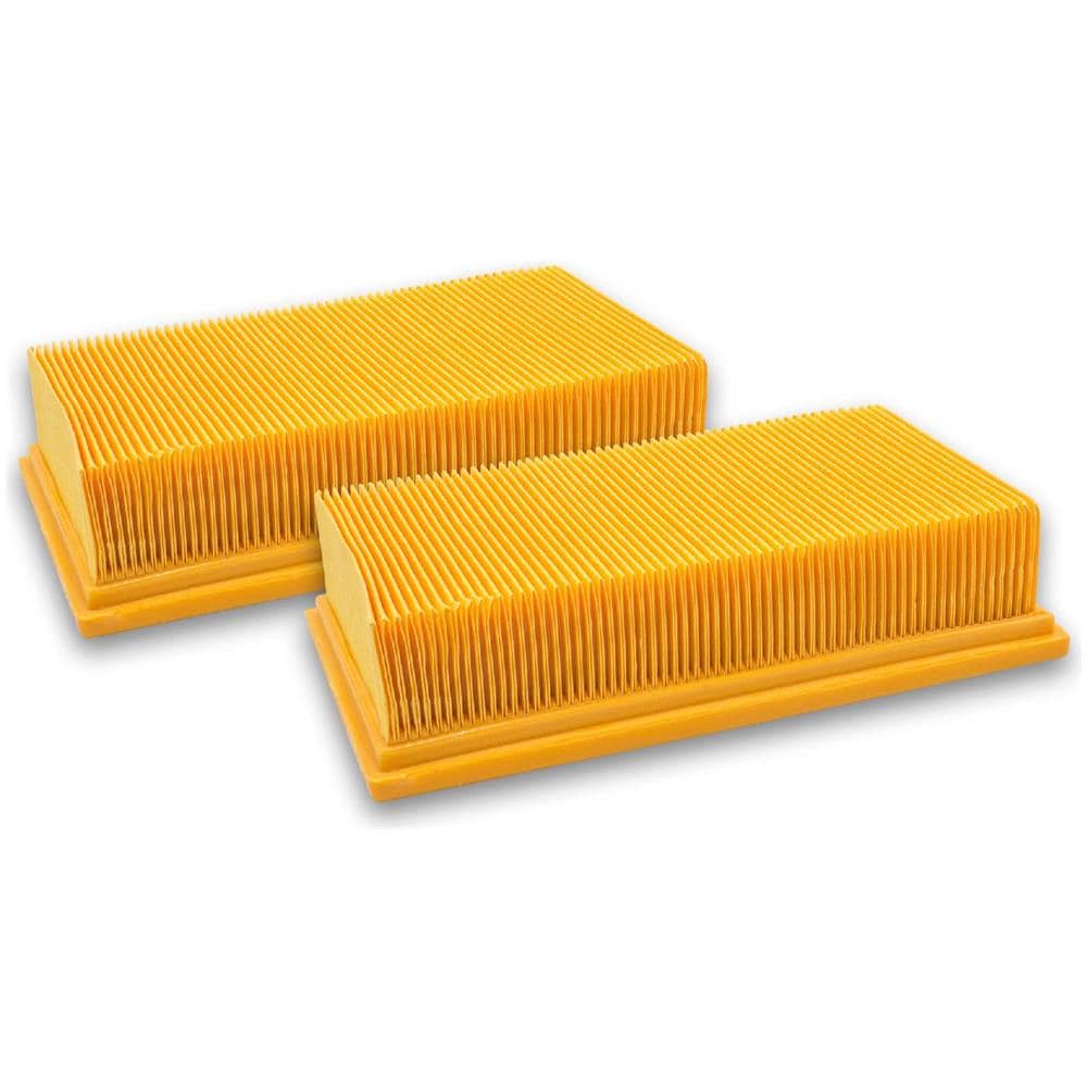 2x Filtro A Pieghe Piatte Per Aspirapolvere Aspiraliquidi Hilti Vc 20 Um, Vc 40 Um, Vc-20, Vc-40 - Foto 1