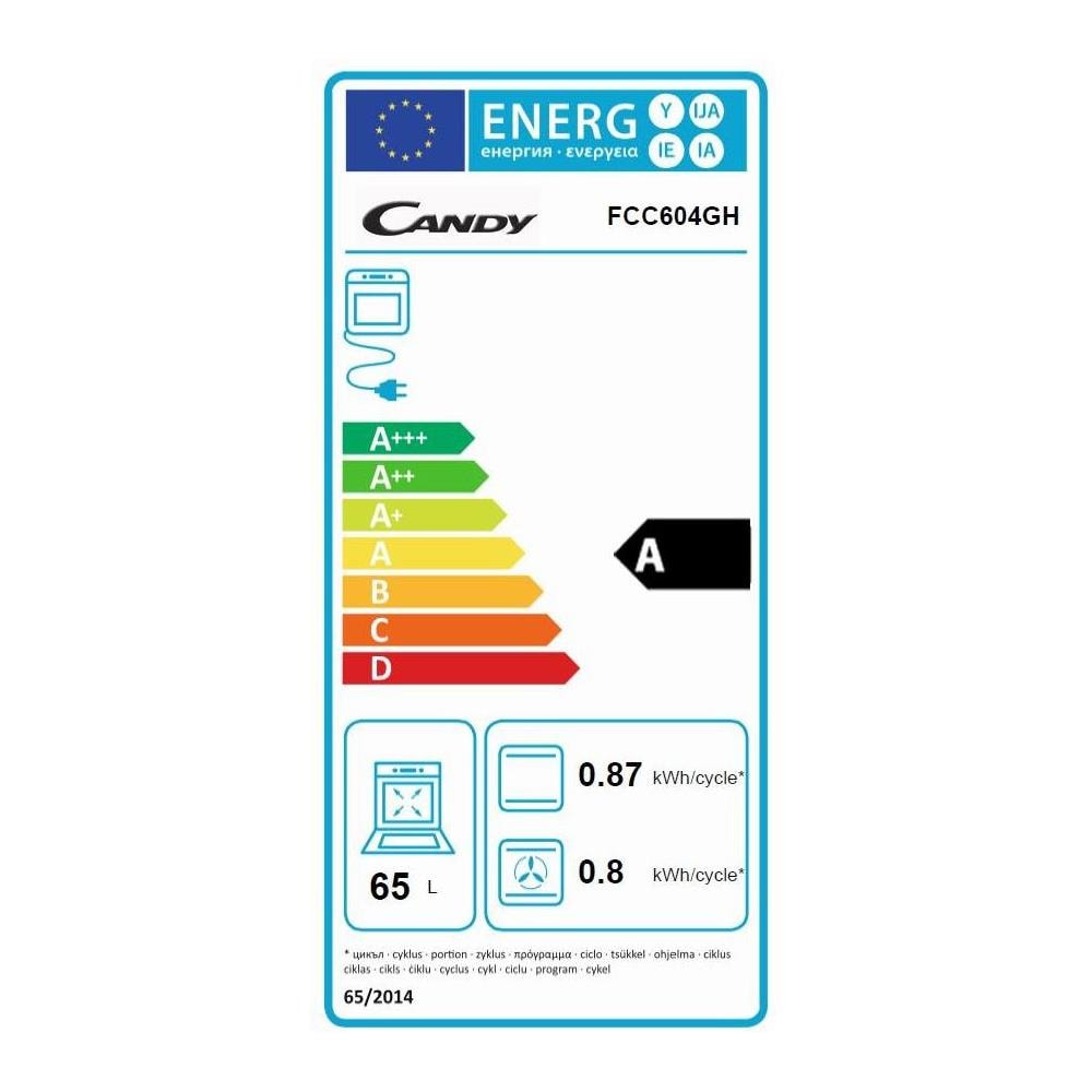 Forno Elettrico da Incasso FCC604GH /E Capacità 65 L Multifunzione Ventilato Potenza 2100 W Colore Nero - Foto 3