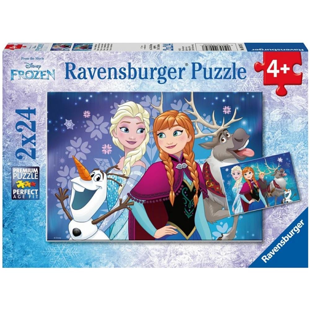 2x24p Aurora Boreales Puzzle The Frozen - Foto 1