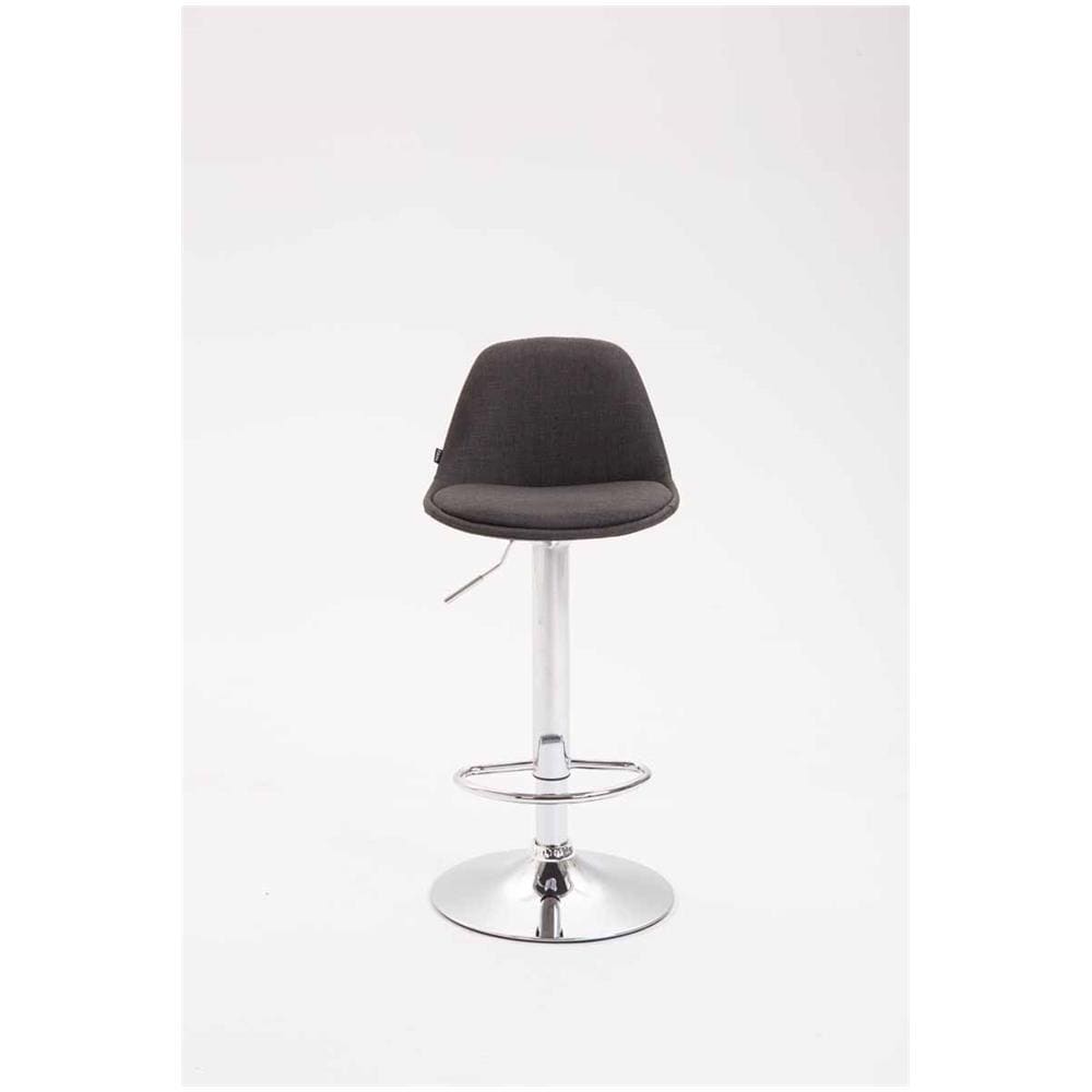 2X Sgabelli Design Kiel in Tessuto - Coppia Sgabelli Cucina Tulip Girevoli Regolabili 60-82cm I Sgabello Bar Imbottito (2 Pezzi) Grigio Scuro - Foto 2