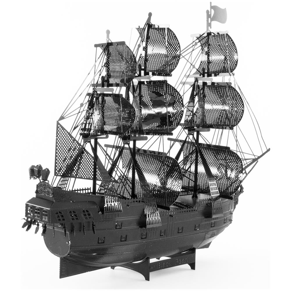 Fascinations Metal Earth Black Pearl Black Versione Nera Puzzle In Metallo 3d - Foto 2