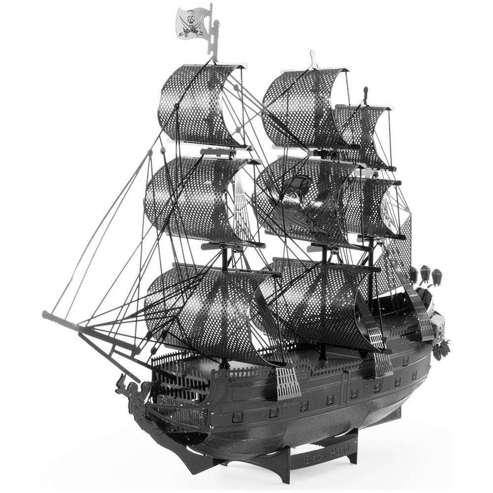 Fascinations Metal Earth Black Pearl Black Versione Nera Puzzle In Metallo 3d - Foto 5