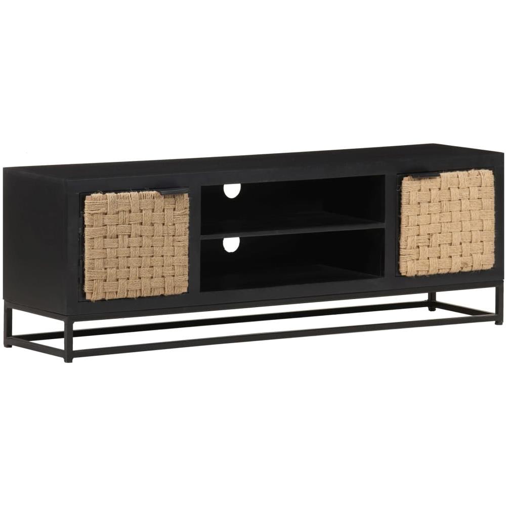 Mobile Porta TV 120x30x40 cm in Legno Massello di Mango - Foto 10