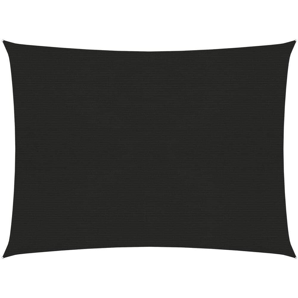 Vela Parasole 160 g / m² Nera 2x3,5 m in HDPE - Foto 1