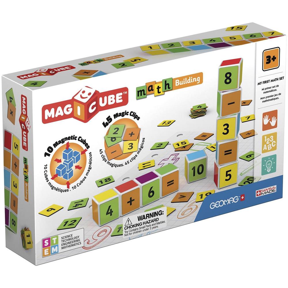Magicube Maths Building 10 Cubi + 45 Clip - Foto 1