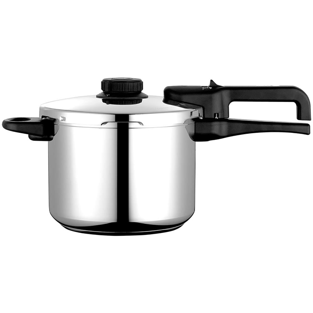 Dual Xpress 6 Pentola A Pressione 6 L, Induzione, Acciaio Inox. 18/10, Regolatore Di Pressione Argento - Foto 2