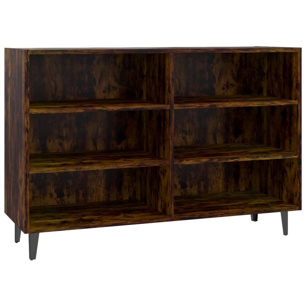 Credenza Rovere Fumo 103,5x35x70 Cm In Truciolato - Foto 2