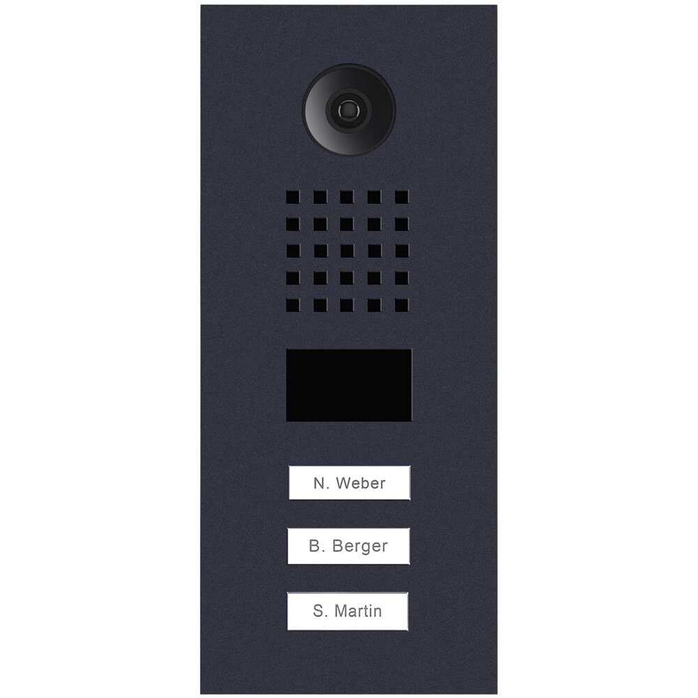 Citofono Ip A 3 Tasti - D2103v-ral7016 V2 Antracite - Foto 1