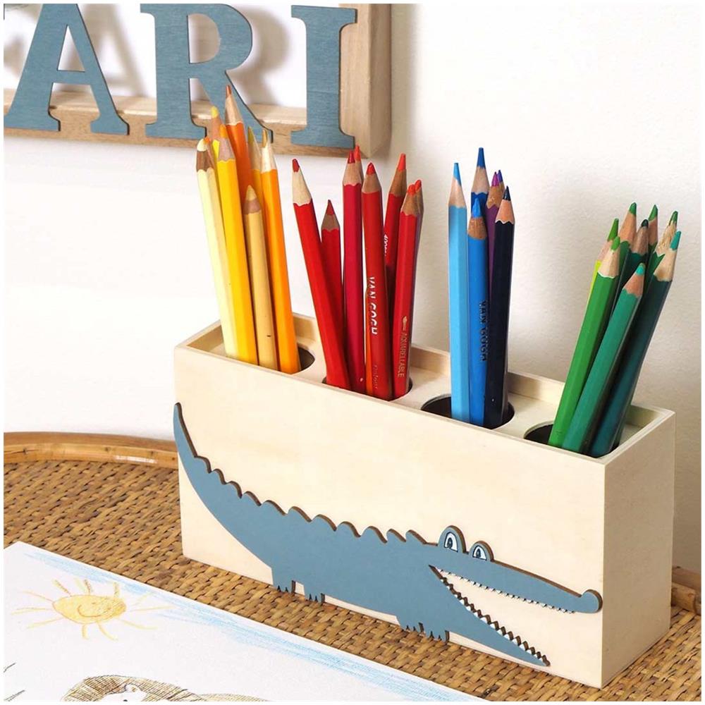 3 Decorazioni In Legno Per La Cameretta Dei Bambini - Animali - Foto 1