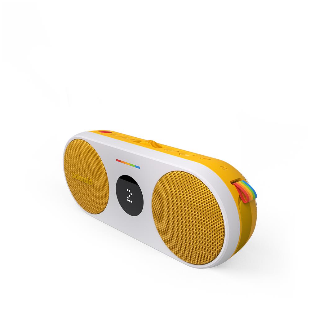 Speaker Portatile Ricaricabile P2 Dual Stereo Autonomia Fino a 15 ore Bluetooth Colore Giallo / Bianco - Foto 2