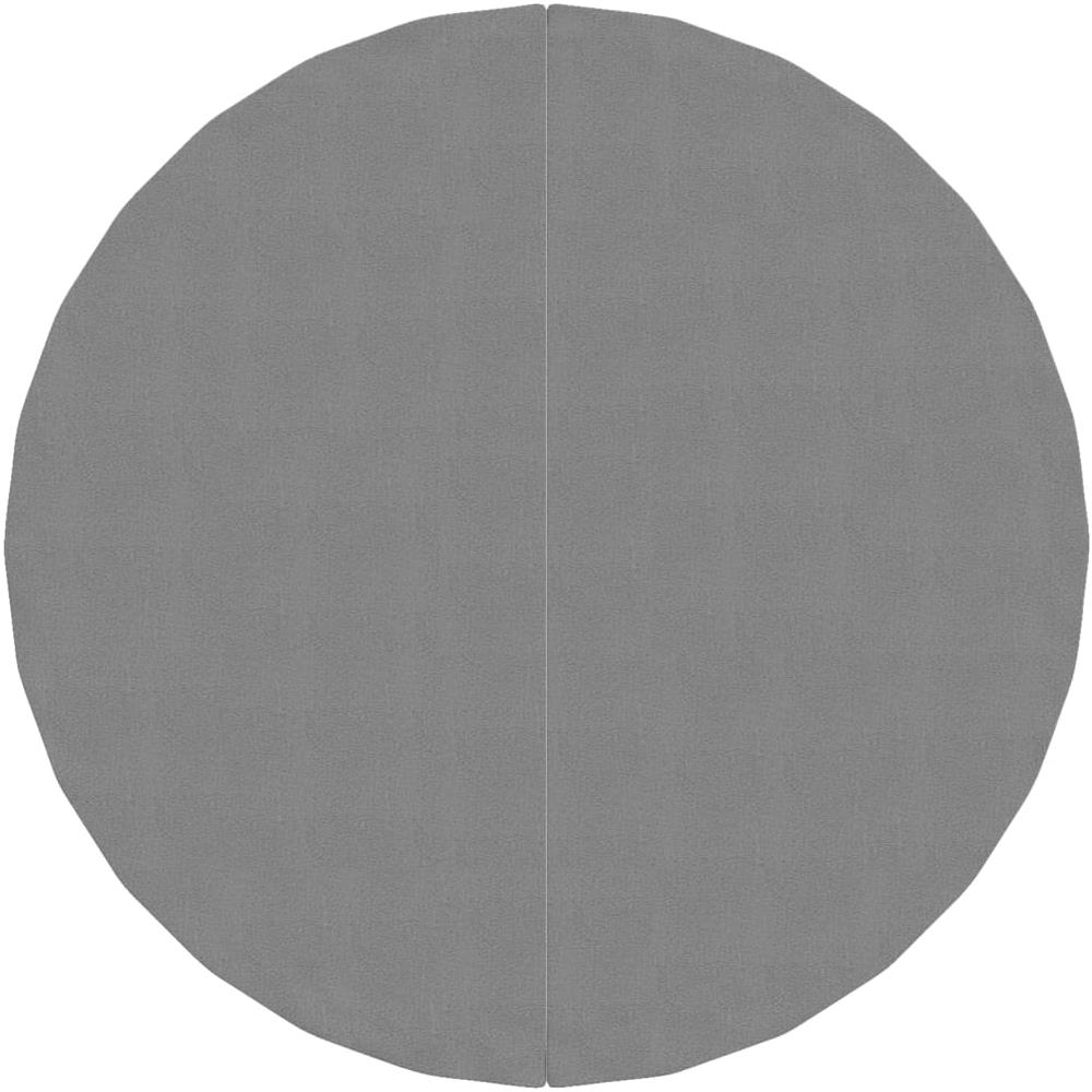 Telo Sotto Piscina Grigio Chiaro 244 Cm Geotessile Poliestere - Foto 2