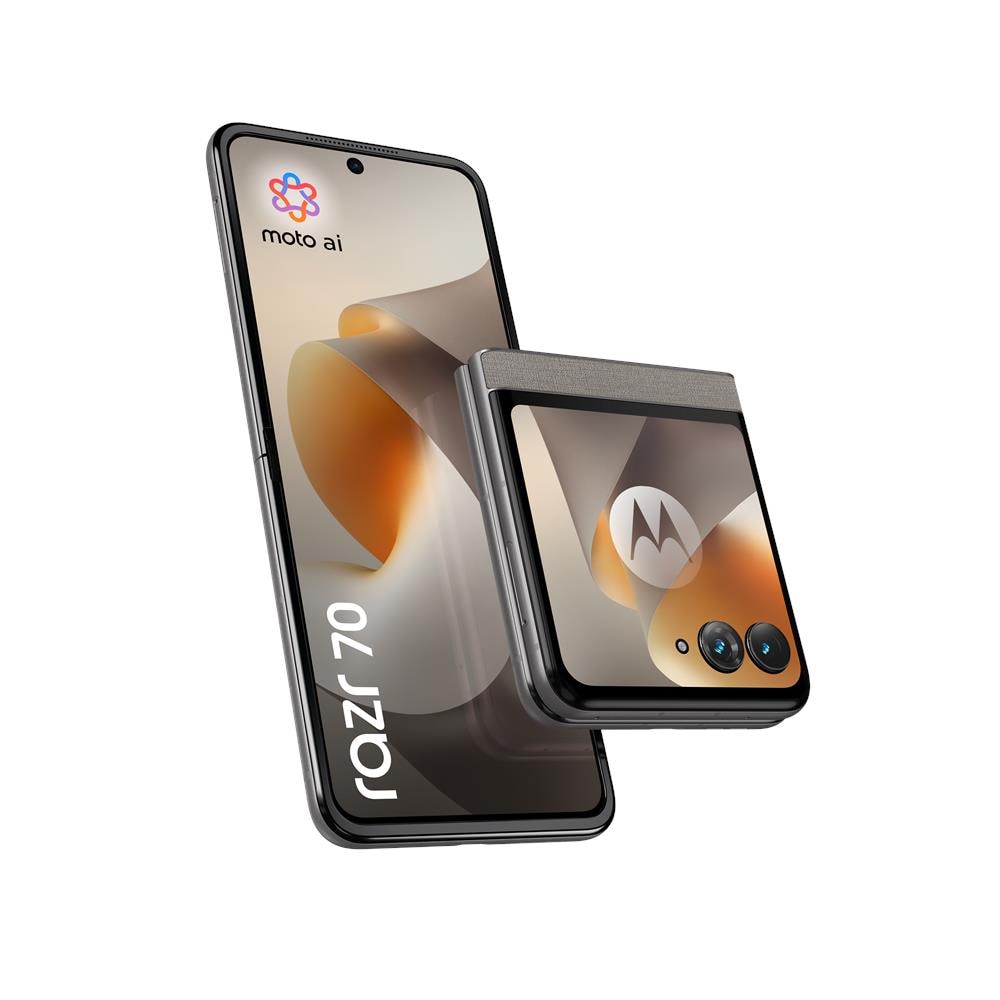 Razr 70 5G 256GB 8GB Ram Display 6.90" Amoled FHD+ 120Hz, Display ext 3,63" Main Camera 50+50+13MP Selfie 32MP nanoSim+eSim Dimensity 7450X 4800mAh Pantone Hematite - Foto 1