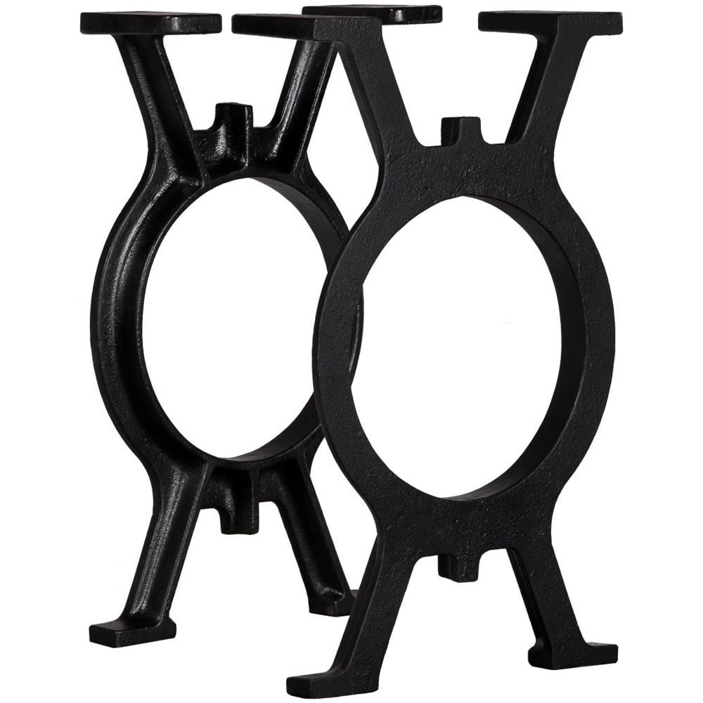 Gambe Per Panca 2 Pz A Forma Di O In Ghisa - Foto 1