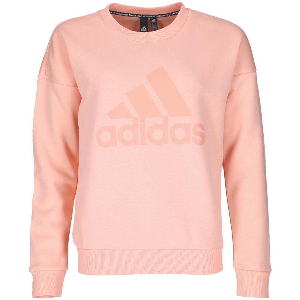 adidas Eb3814 Performance Must Haves Badge Of Sport Crew Felpa Donna Pullover Rosa Rosa S adidas Eb3814 Performance Must Haves Badge Of Sport Crew Felpa Donna Pullover Rosa Rosa S