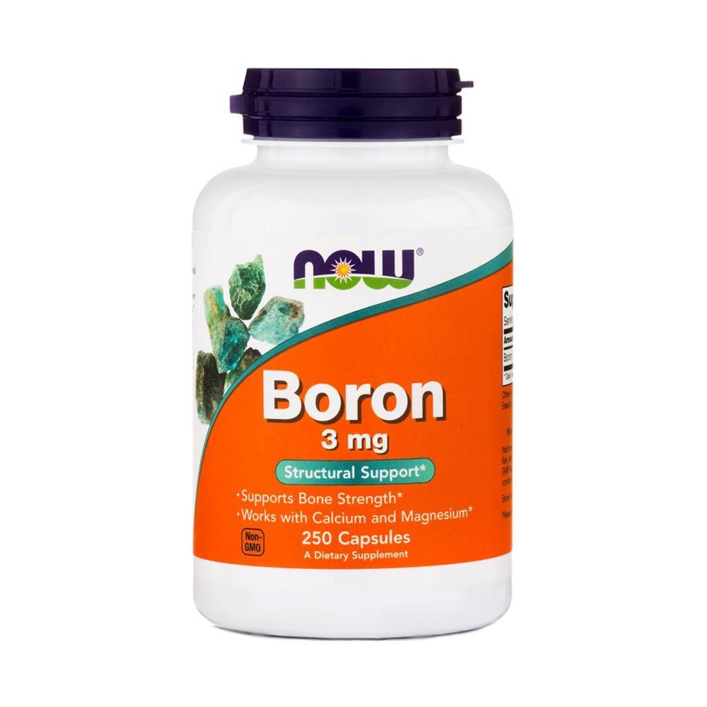 Boron, 3mg - 250 Caps - Boro - Supporto Strutturale - Foto 1