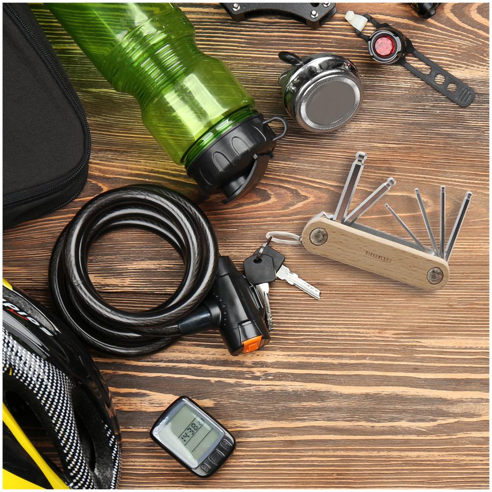 Set Chiavi Per Bicicletta 6 Chiavi In Uno Marrone - Foto 2