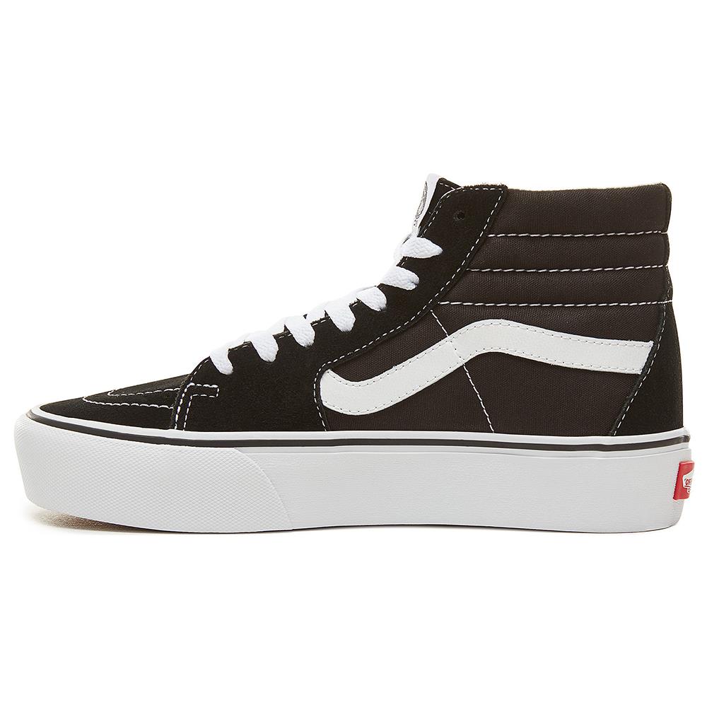 Sneakers Donna Vans Premium Vn0a3tkn6bt1 - Sk8-hi Platform Black / white - Foto 2