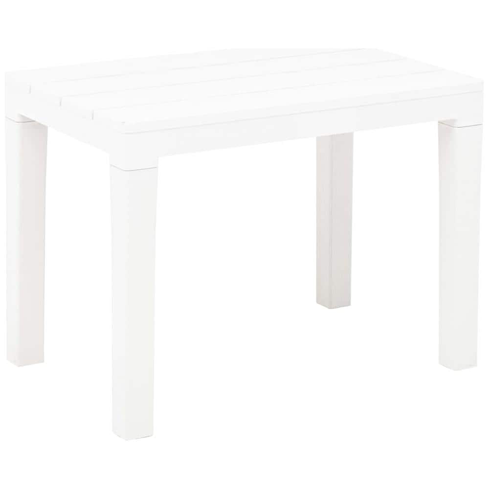 Panchine Da Giardino 2 Pz Bianco In Plastica - Foto 2