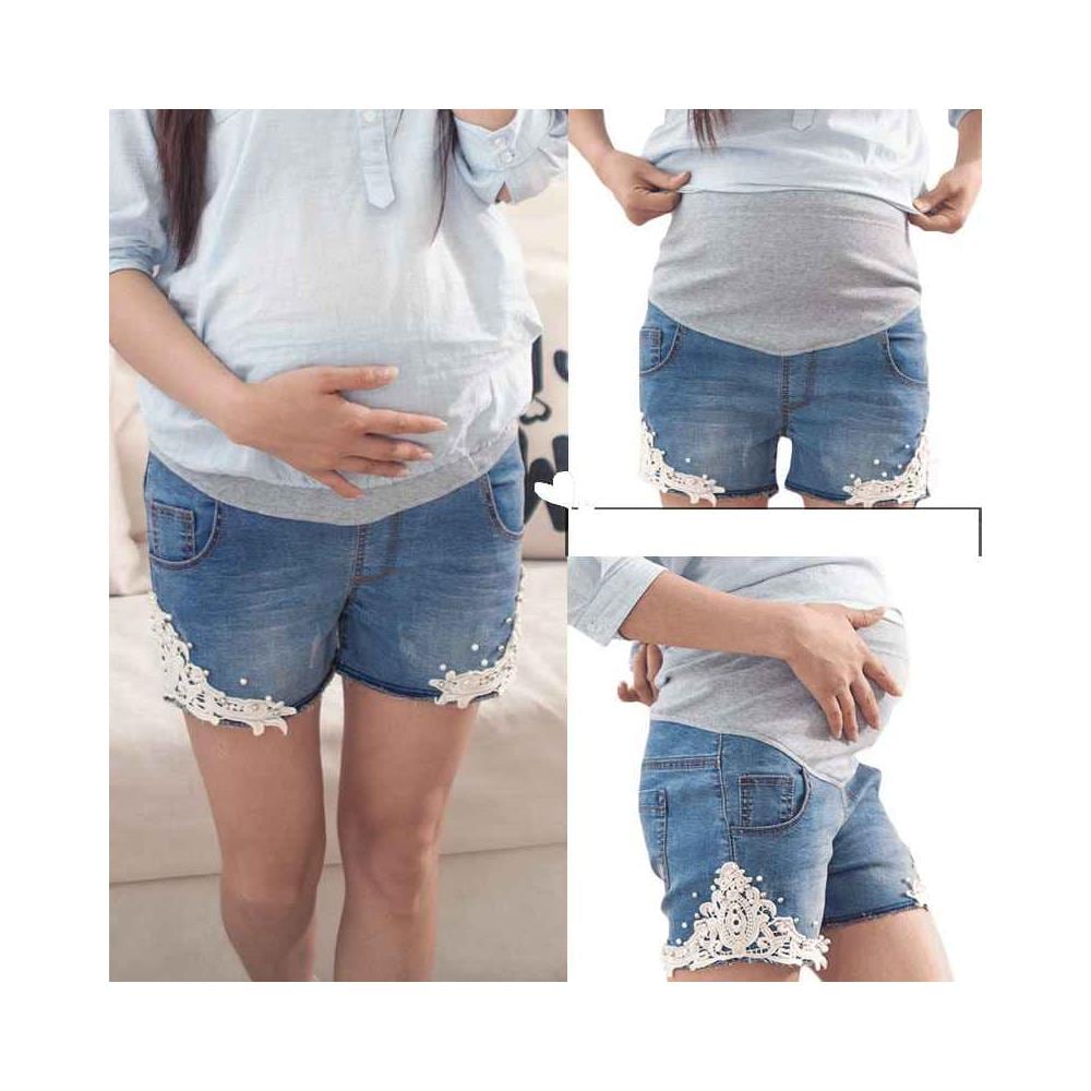 SLOWMOOSE - Pantaloncini Di Jeans Da Donna Di Maternità [226 / L] - ePRICE