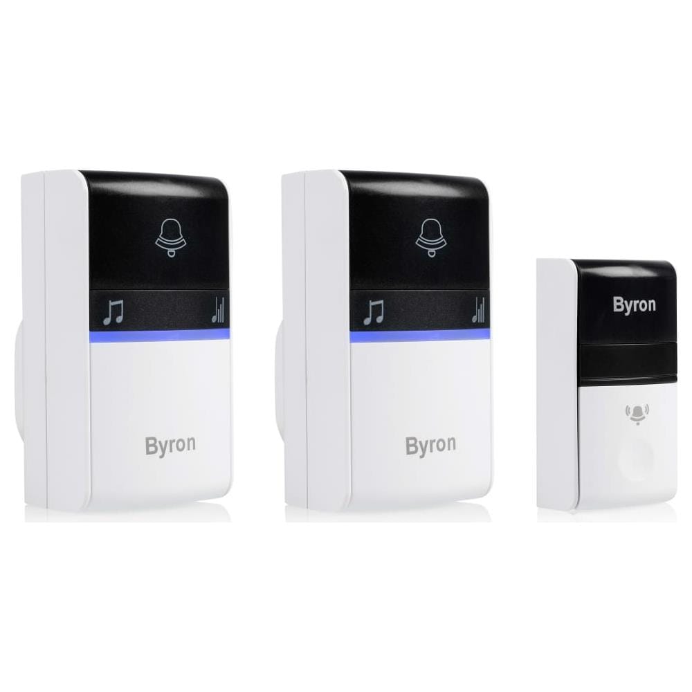 Set Campanello senza Fili con 2 Campanelli Grigio - Foto 1