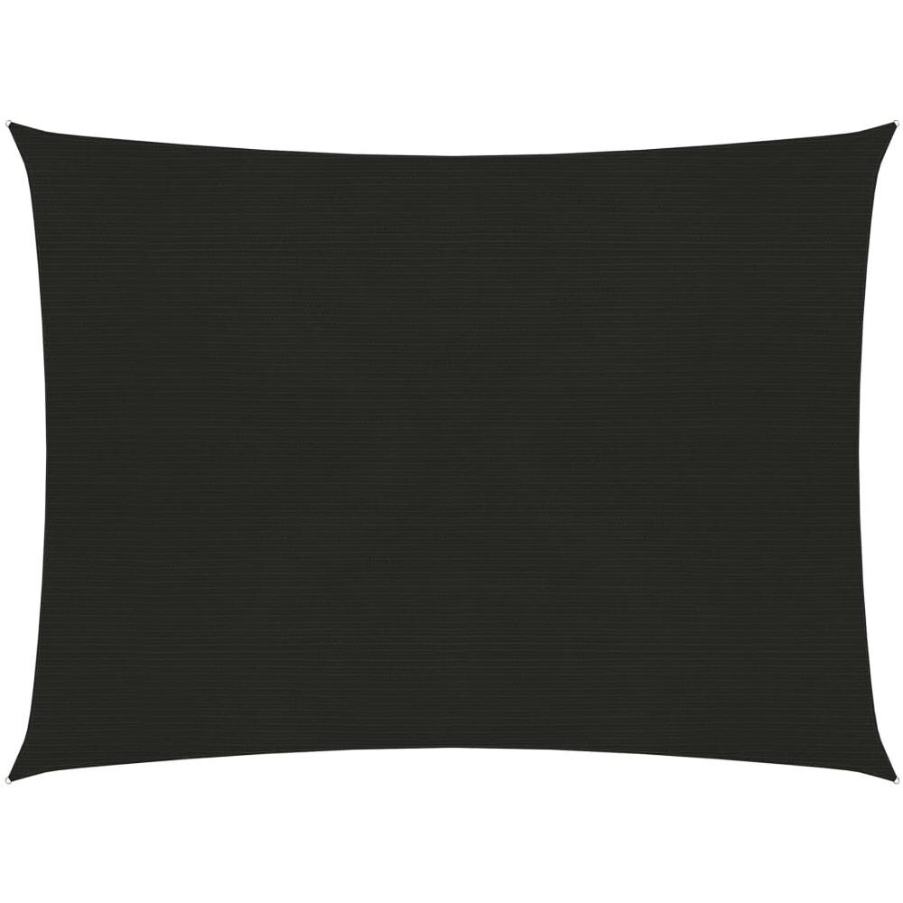 Vela Parasole 160 g / m² Nera 2x3 m in HDPE - Foto 1