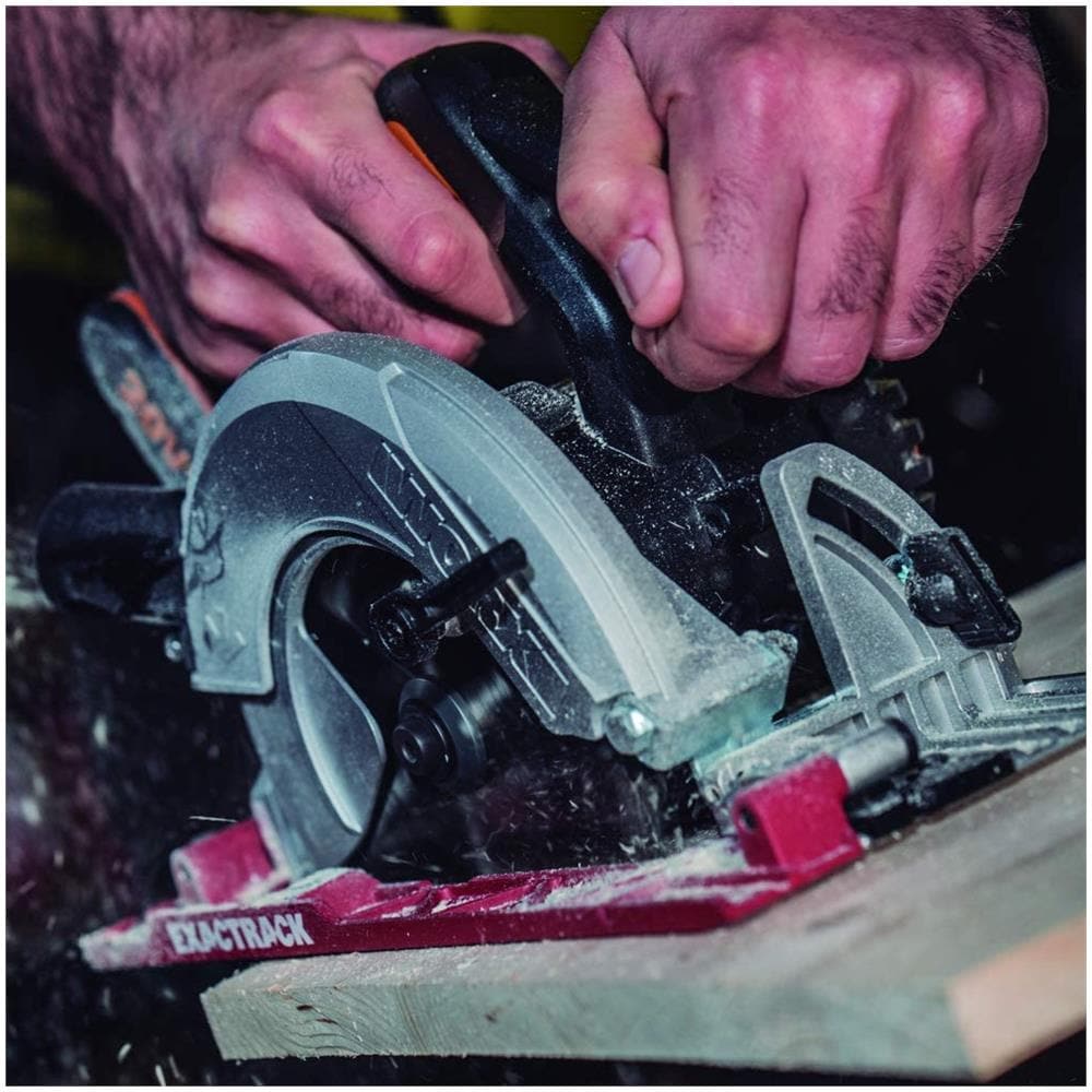 Wx530.9 Sega Circolare Exactrack A Batteria 20v- 55 Mm Nero - Foto 2