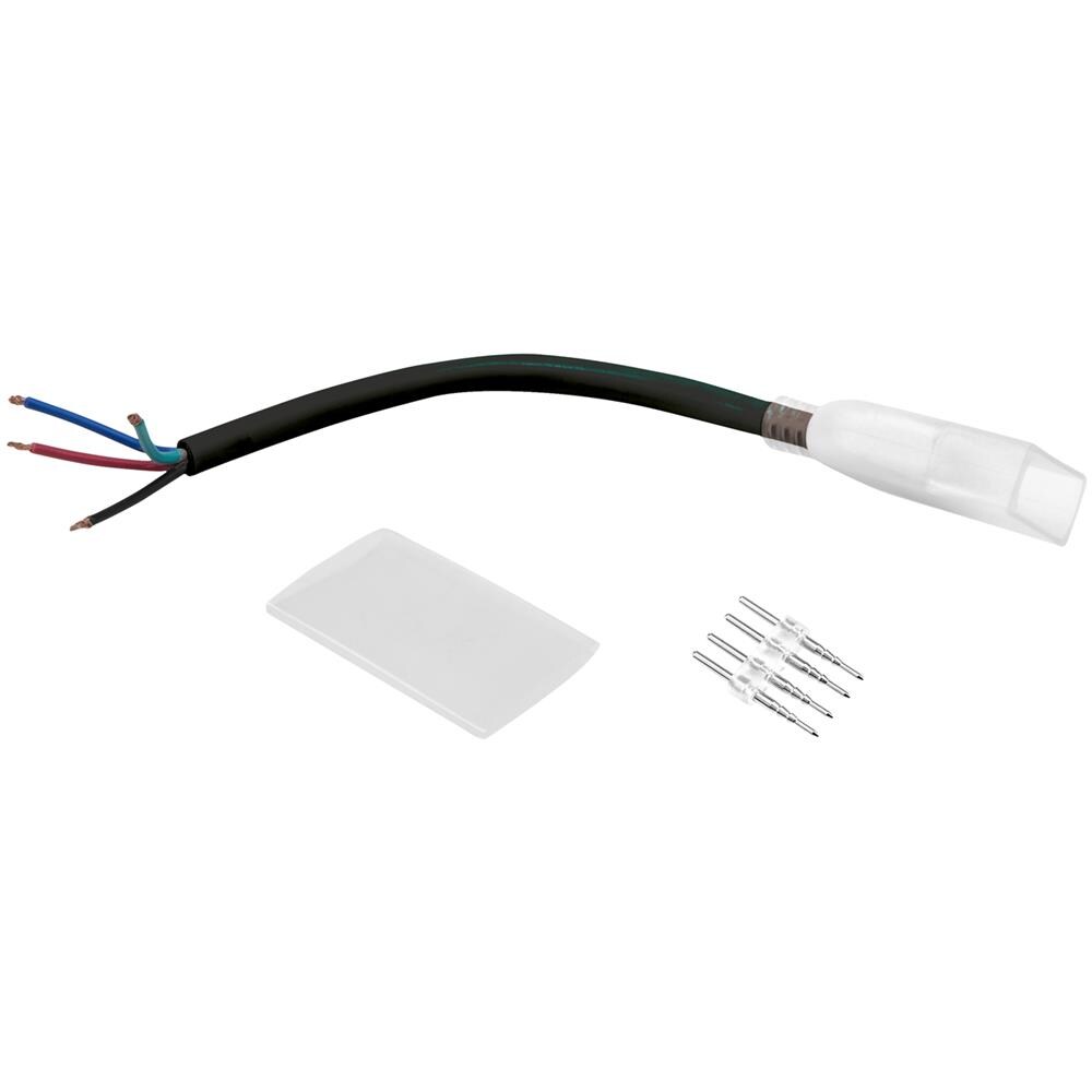 Led Neon Flex 230v Slim Rgb Connection Cord With Open Wires - Foto 1