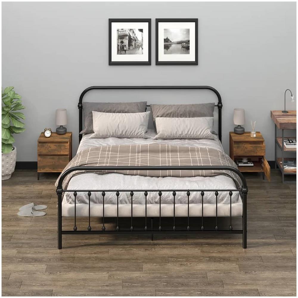 Comodini 2pz Rovere Fumo 40x35x50 Cm - Foto 1