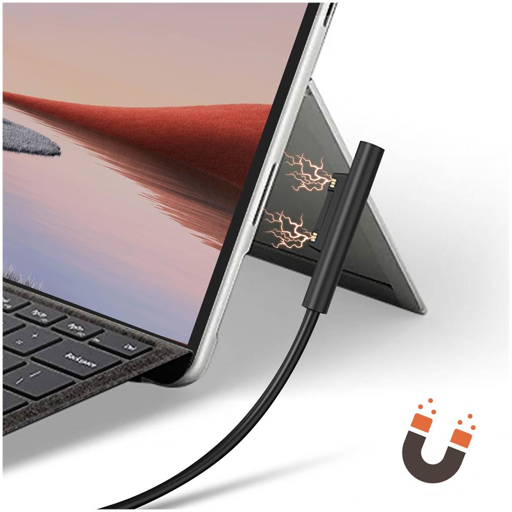 Caricabatterie 60w Per Microsoft Surface Pro 9 Surface Pro 8 E Surface Pro 7 - Foto 2