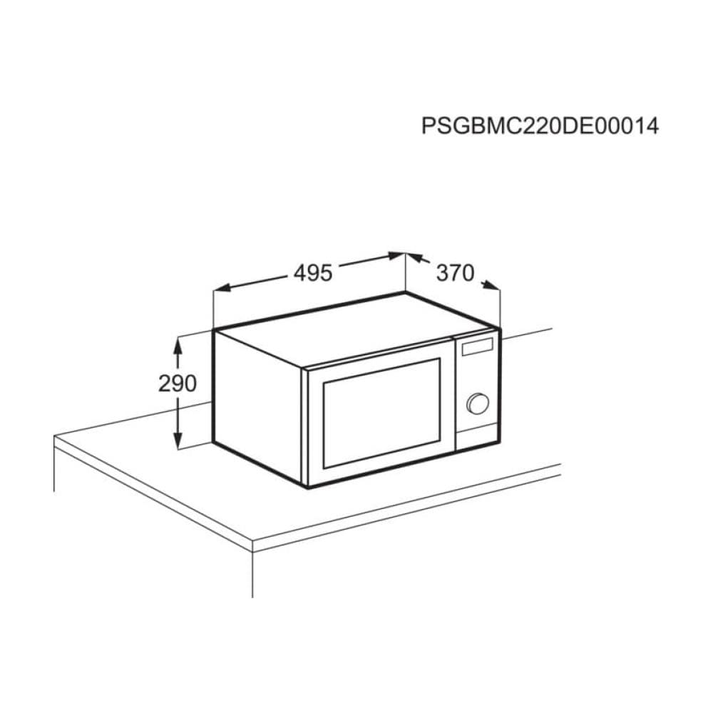 Forno Microonde MFB295DB con Grill Capacità 28 Litri Potenza 900 Watt Colore Nero - Foto 6