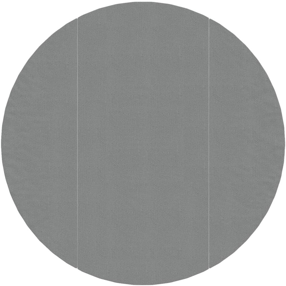 Telo Sotto Piscina Grigio Chiaro 306 Cm Geotessile Poliestere - Foto 2