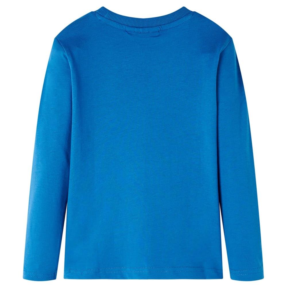 Maglietta Da Bambino A Maniche Lunghe Stampa Gorilla Petrolio 104 - Foto 2