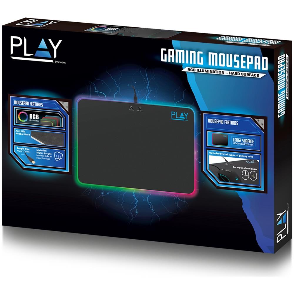 PL3341 tappetino per mouse Tappetino per mouse per gioco da computer Nero - Foto 6