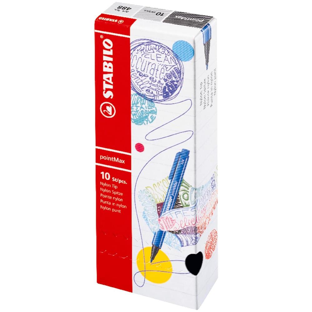 pointMax - Fineliner Premium - Confezione da 10 - Giallo limone - Foto 7