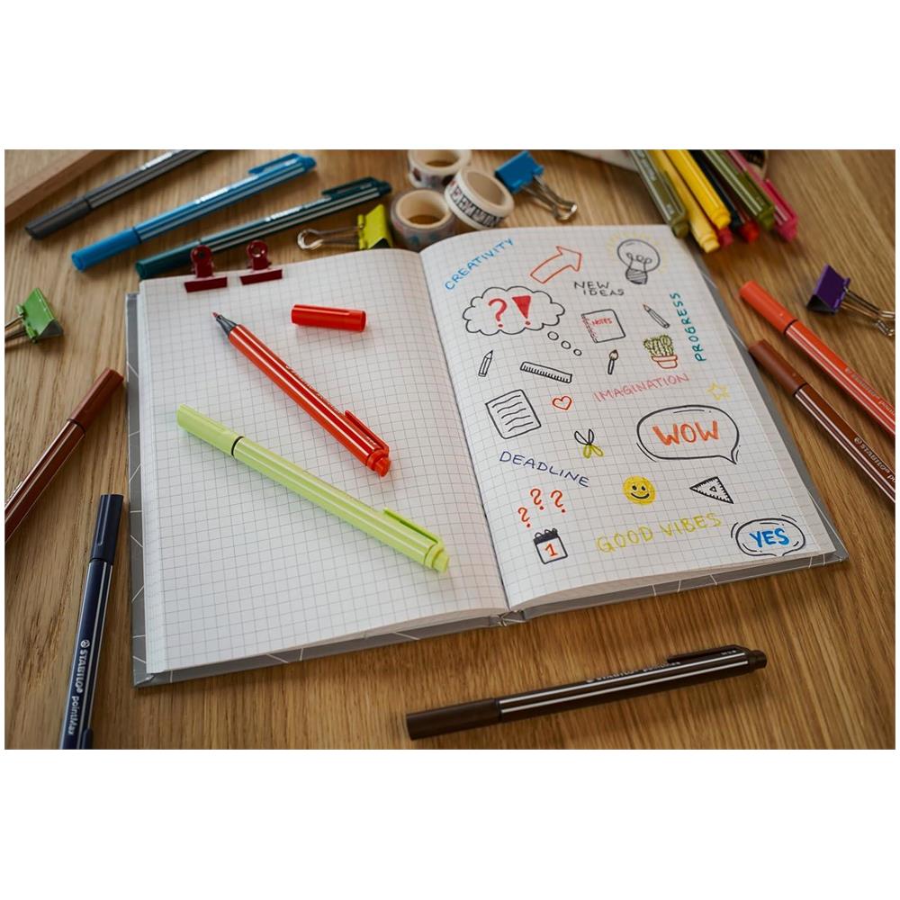 pointMax - Fineliner Premium - Confezione da 10 - Giallo limone - Foto 2