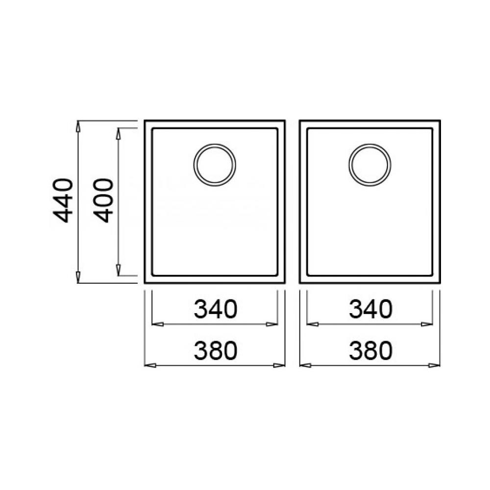 Lav. Quadra Gr. Full Blk. S / Top - Foto 2
