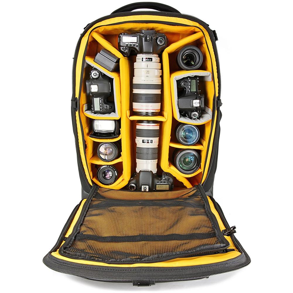 Valigia di Trasporto Alta Fly 62T per Fotocamera Pro DSLR e Accessori Colore Nero - Foto 10