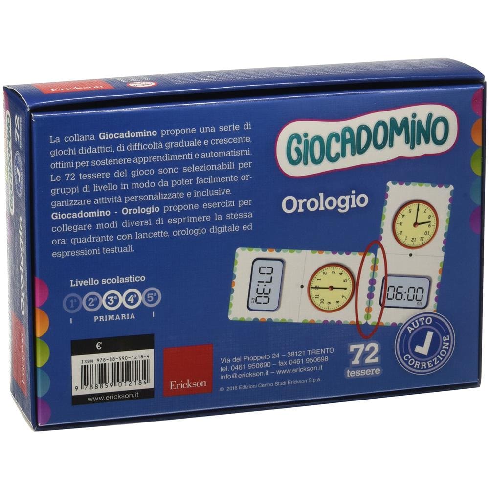 Gioco Analogico Giocadomino Orologio - Foto 3