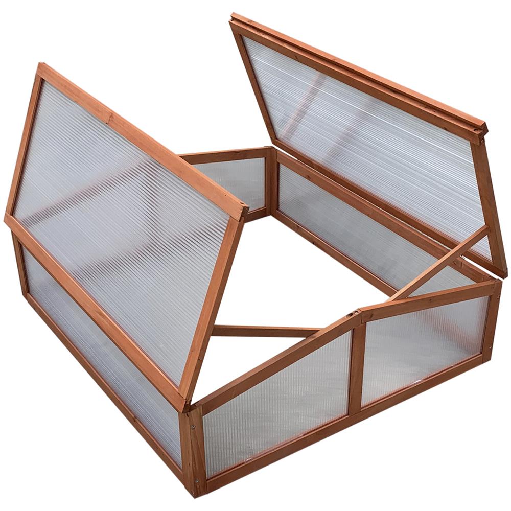 Serra Wooden Ii 90x82x32 Cm In Legno E Policarbonato - Foto 2