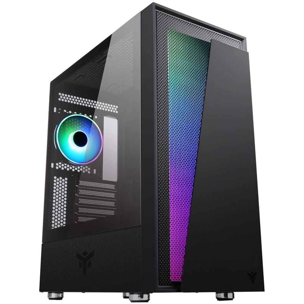 Case Vertibra V210 Midi Tower ATX / micro ATX / Mini-ITX 2 Porte USB 3.0 Colore Nero (Finestrato) - Foto 1