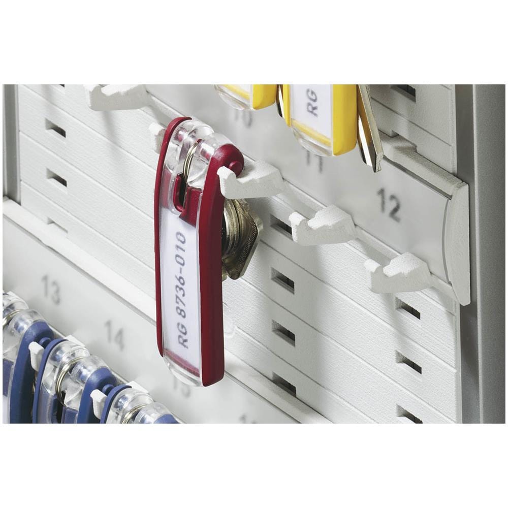 194927 Portachiavi Key Clip, Con Porta Etichetta Facile Da Aprire, 24 Pezzi, Colori Assortiti - Foto 5