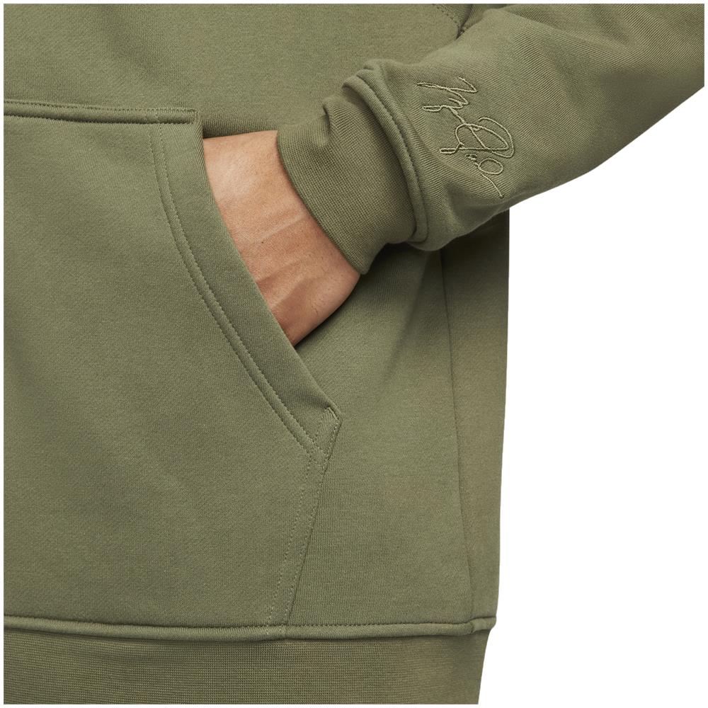 Felpa Da Uomo Con Cappuccio E Full Zip Essentials Verde Taglia M Cod Da9810-222 - Foto 4