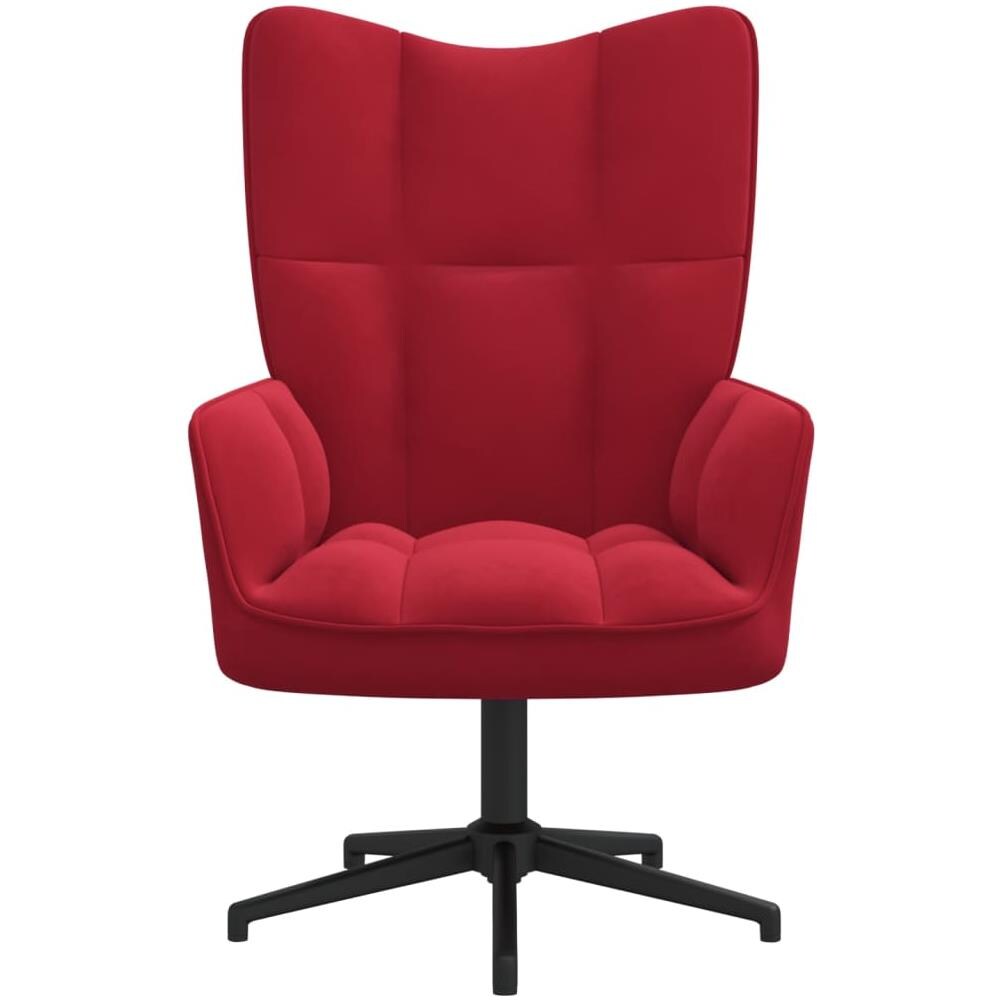 Poltrona Relax Rosso Vino In Velluto - Foto 3