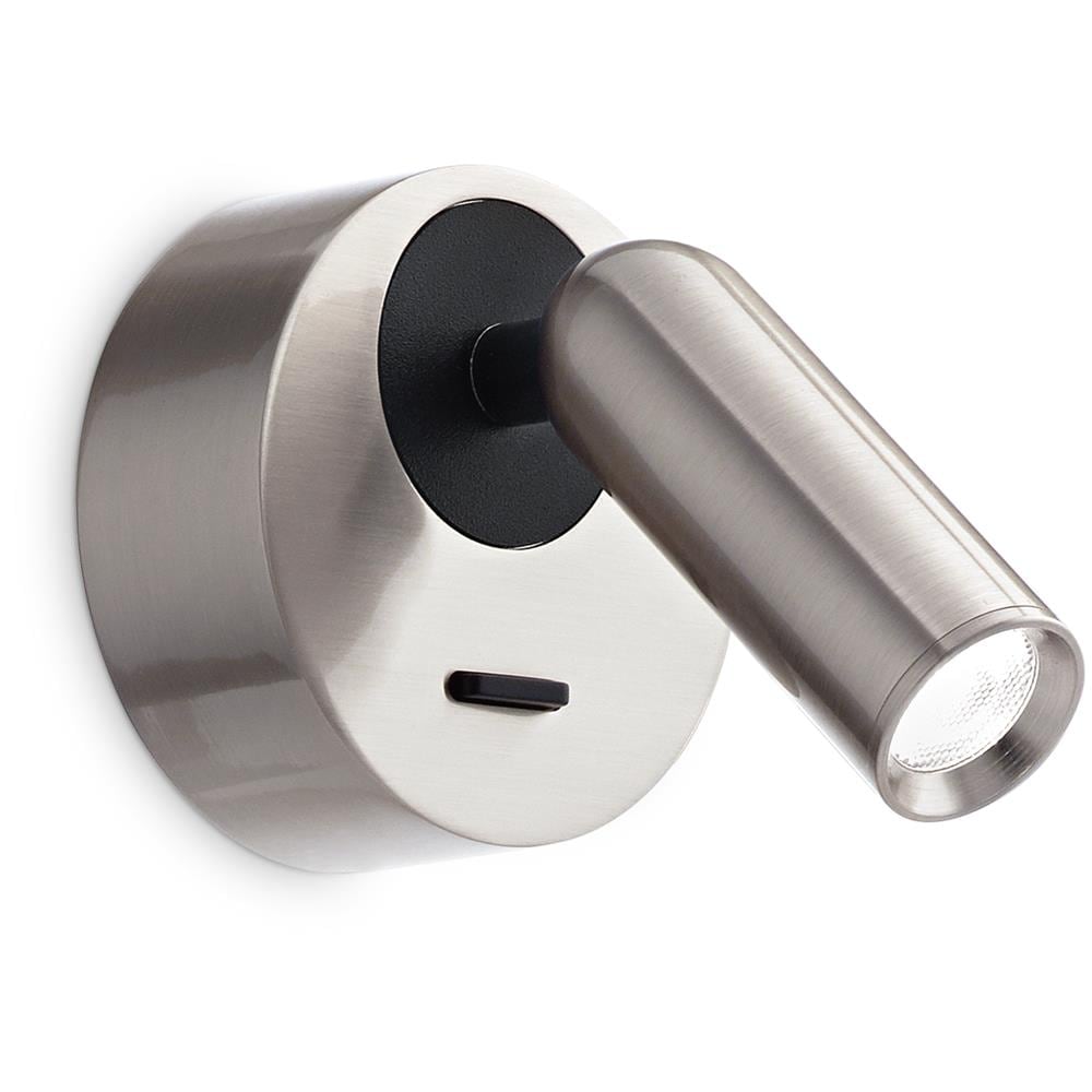 Bean Round Ap Nickel Lampada Applique - Ideal Lux 260631 - Foto 1