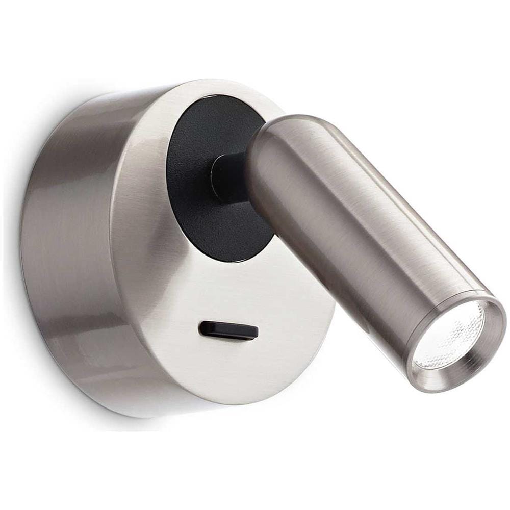 Bean Round Ap Nickel Lampada Applique - Ideal Lux 260631 - Foto 2